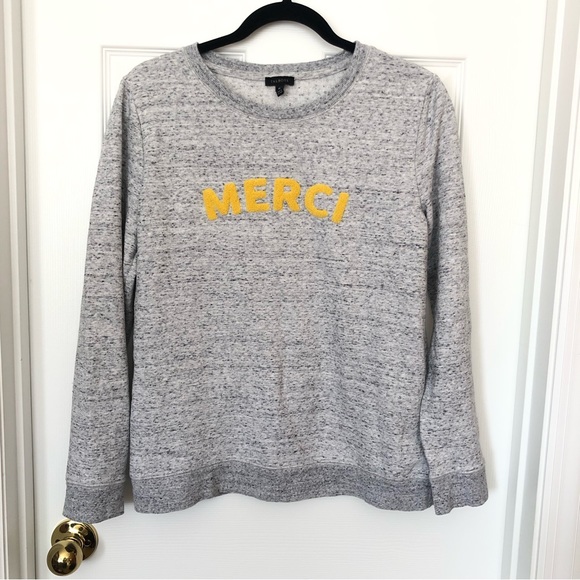 Talbots Tops - Talbots Merci Boucle Sweatshirt Sz M